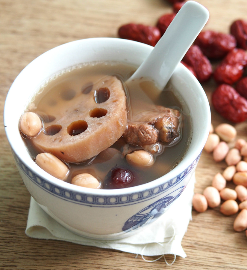 Lotus Root Peanut Pork Rib Soup
